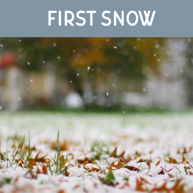First Snow Candle - Auburn Candle Company